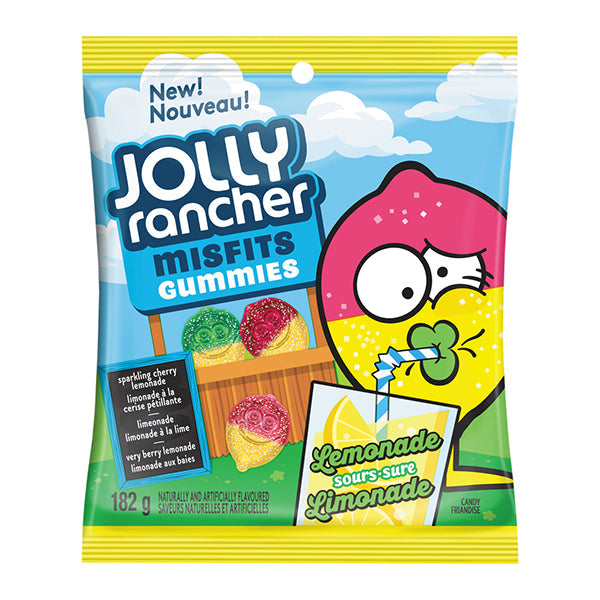 Jolly Rancher Misfits Gummies lemonade - 182g