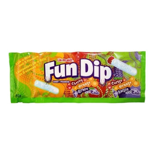 Fun Dip, Cherry, Orange, Grape 40,5g
