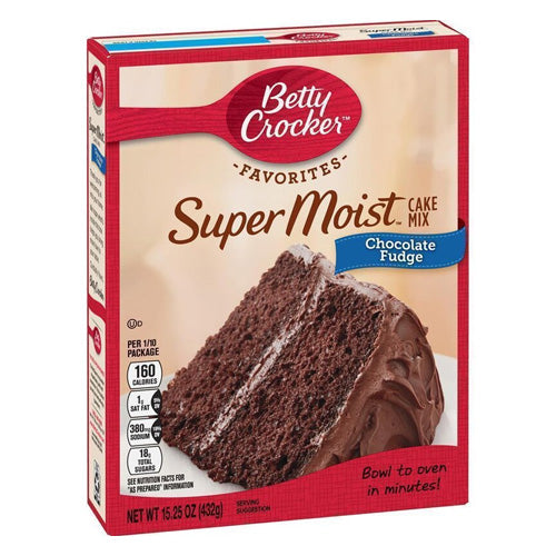 Betty Crocker: Super Moist: Chocolate Fudge Cake Mix 432g
