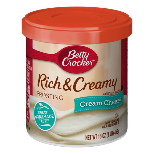 Betty Crocker: Rich & Creamy: Cream Cheese Frosting 453 g