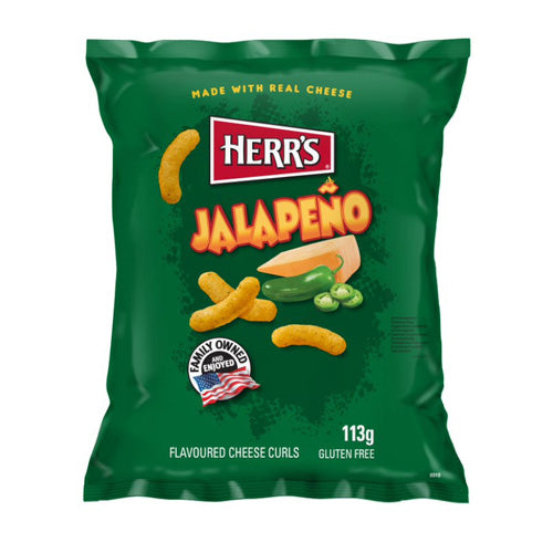 Herrs Japaleno Cheese Curls 113g