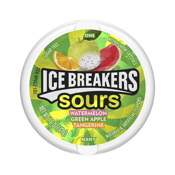 Ice Breakers Sours Watermelon Sugar Free 42g