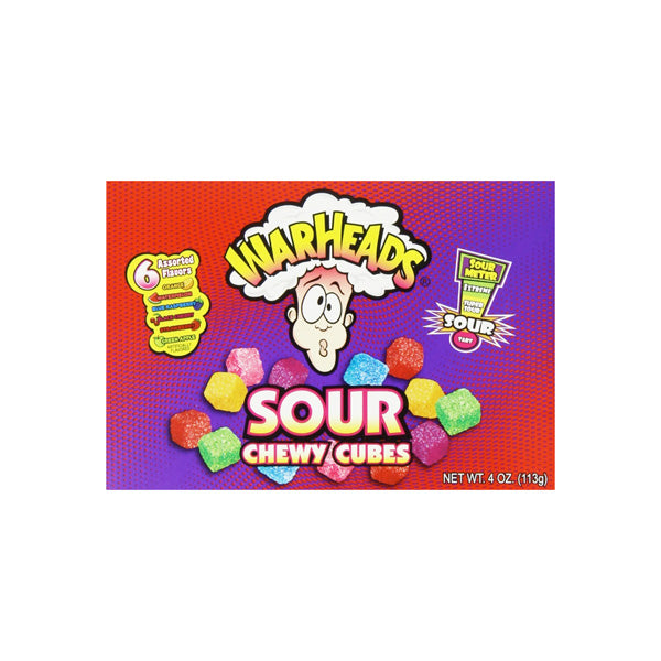 Warheads Sour Chewy Cubes 113g