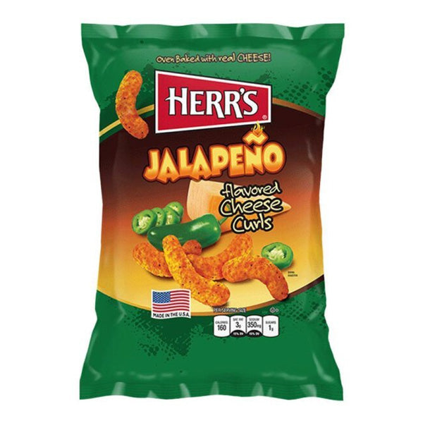 Herrs Japaleno Cheese Curls 199g