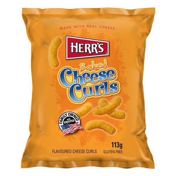 Herrs Baked Cheese Curls 113g