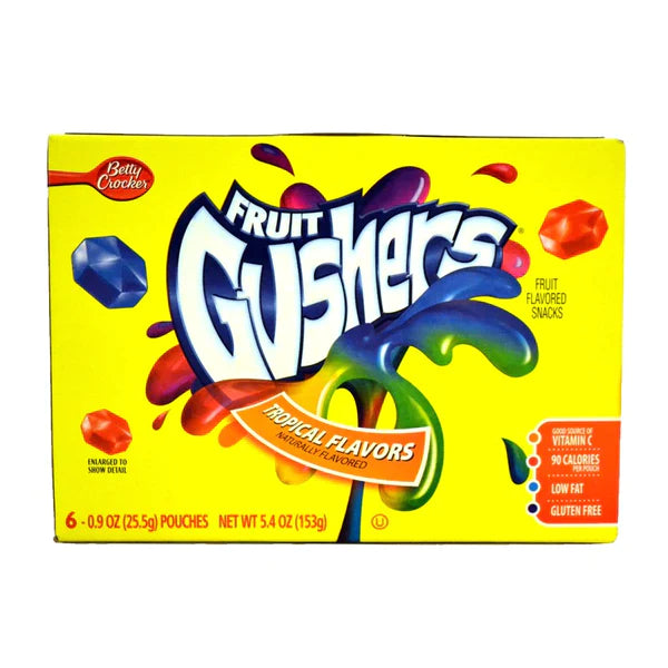 Fruit Gushers Tropical Flavors 153g