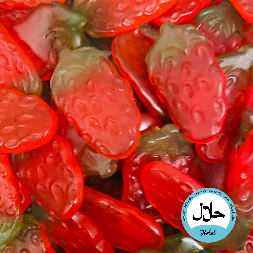 5x Riesen Erdbeeren Fruchtgummi